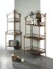 Rustic Corner Bakers Rack