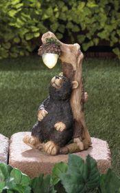 Black Bear Solar Statue