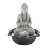 BUDDHA ON LOTUS TABLETOP FOUNTAIN (INCL. PUMP)