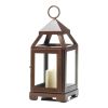 Copper Mini Contemporary Lantern