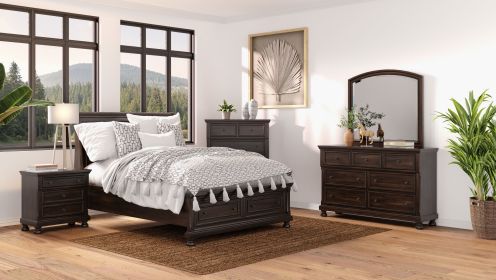 Seven Drawer Dresser Dark Cherry