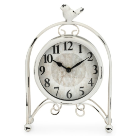 Westclox Vintage Style Analog QA Metal Bird Table Clock - Stylish and Unique