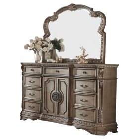 ACME Northville Dresser (WOOD TOP) in Antique Silver 26938