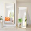 olonm 64x21 Inch Full Length Mirror, Aluminum Alloy Frame Floor Mirror, Large Mirror Free-Standing Hanging or Leaning