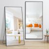 Dolonm 71x32 Inch Full Length Mirror, Modern Design Standing Floor Mirror, Full Body Mirror for Living Room, Bedroom, Bathroom, Cloakroom, Hallway