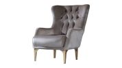 Lust Modern Style Chair in Taupe