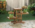 Zigzag Pallet Plant Stand