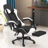 Ergonomic Gaming Chair for Adults, Comfortable Computer Chair for Heavy People, Adjustable Height Office Desk Chair with Wheels