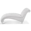 Tufted Armless Chaise Lounge