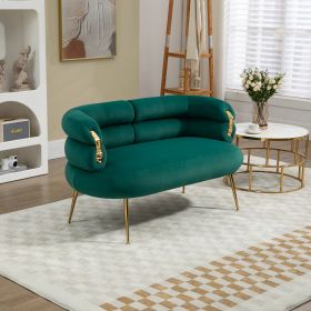 COOLMORE Accent Chair ,leisure chair with Golden feet (Color: as Pic)