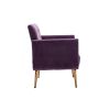 COOLMORE Accent Chair ,leisure single sofa with Rose Golden feet