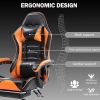 Ergonomic Gaming Chair for Adults, Comfortable Computer Chair for Heavy People, Adjustable Height Office Desk Chair with Wheels