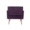 COOLMORE Accent Chair ,leisure single sofa with Rose Golden feet