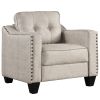 3 Piece Living Room Set with tufted cushions